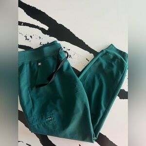 FIGS *FOREST GREEN* Zamora Joggers Jogger Sz L P